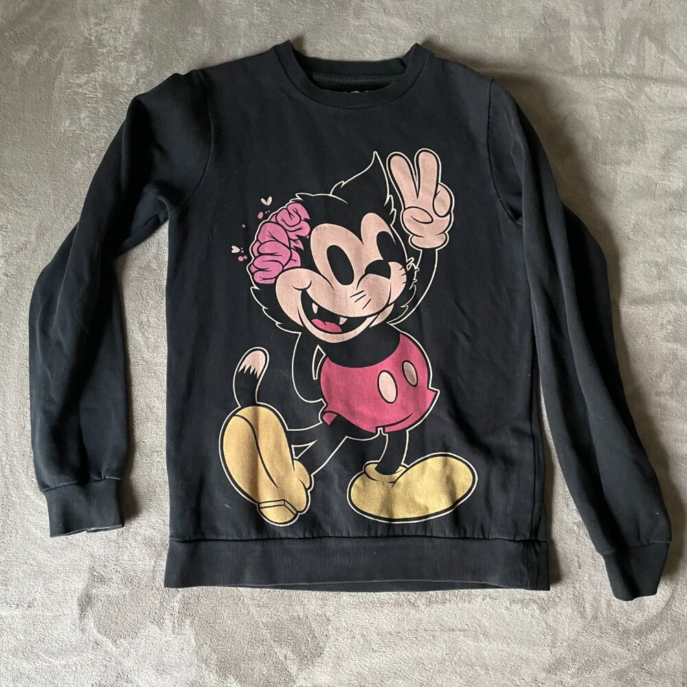 Kitty Brainz Cartoon Sweater